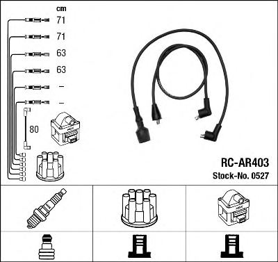 NGK 0527 Ignition Cable Kit